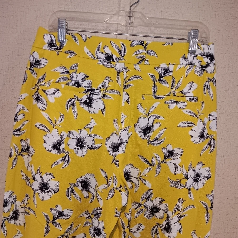Banana Republic High-Rise Wide-Leg Linen-Blend Pant Sz 8 New